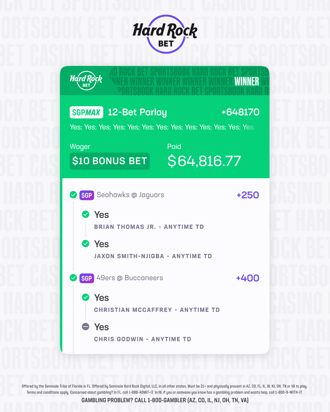 $64K parlay