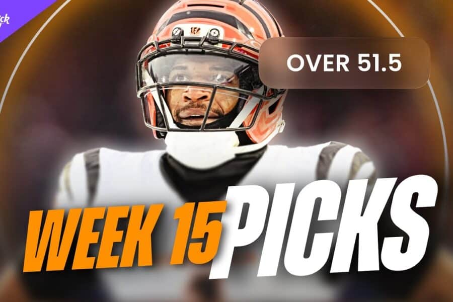 BettingsPros NFL Week 15